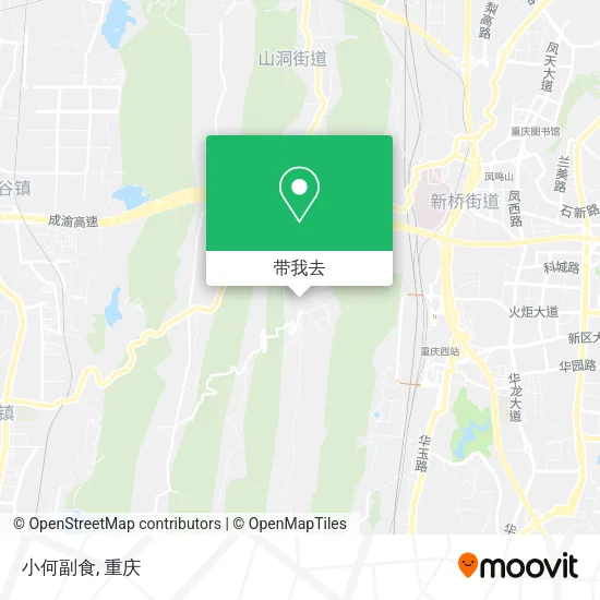 小何副食地图