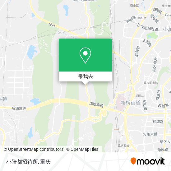 小陪都招待所地图