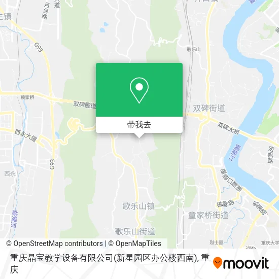 重庆晶宝教学设备有限公司(新星园区办公楼西南)地图