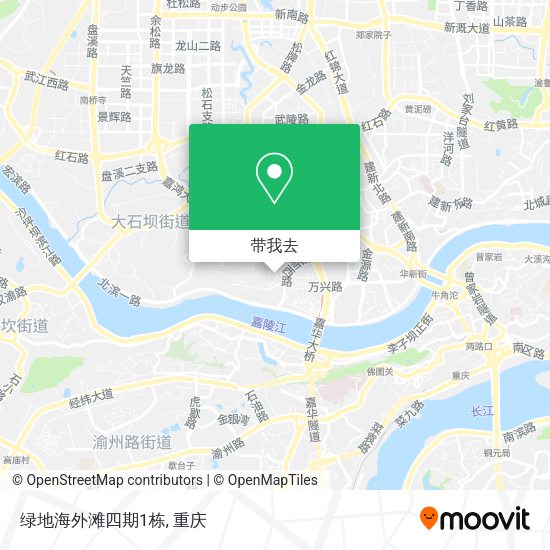 绿地海外滩四期1栋地图