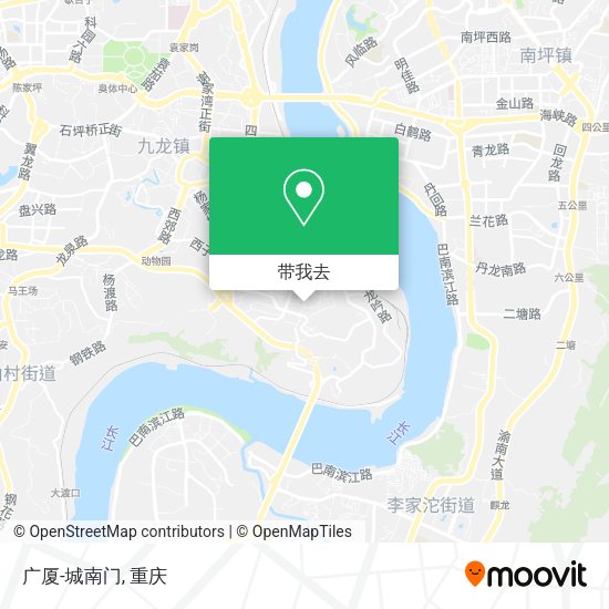 广厦-城南门地图