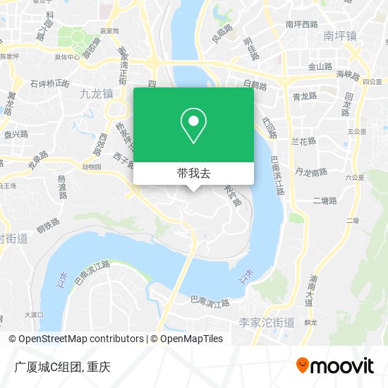 广厦城C组团地图