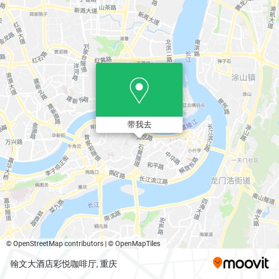 翰文大酒店彩悦咖啡厅地图