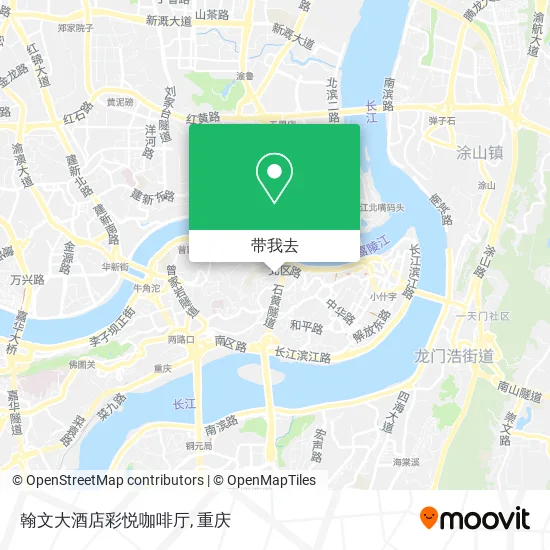 翰文大酒店彩悦咖啡厅地图