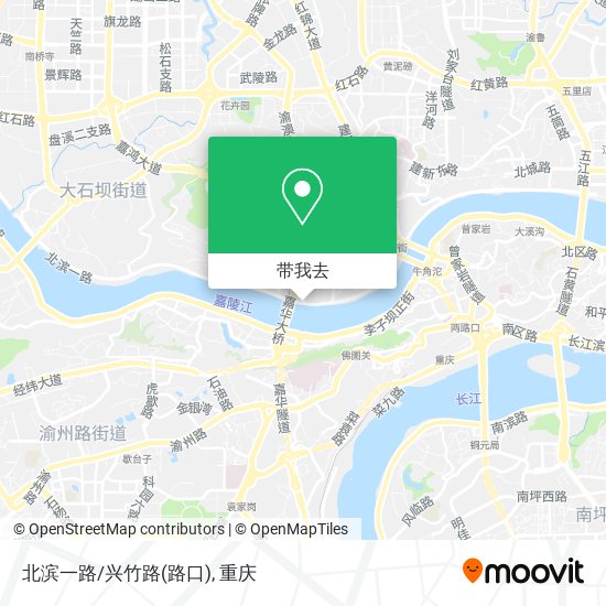 北滨一路/兴竹路(路口)地图