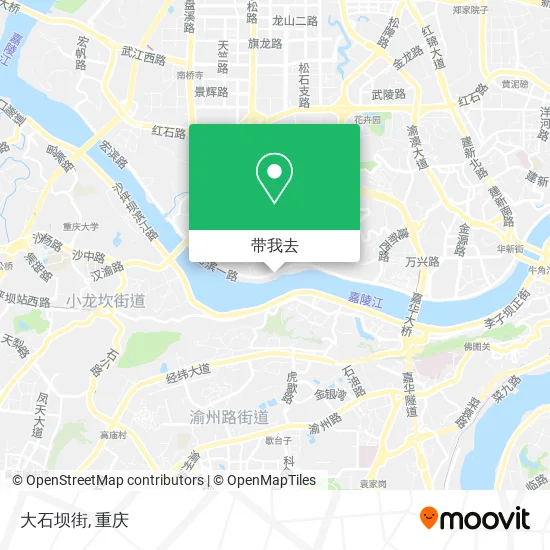 大石坝街地图