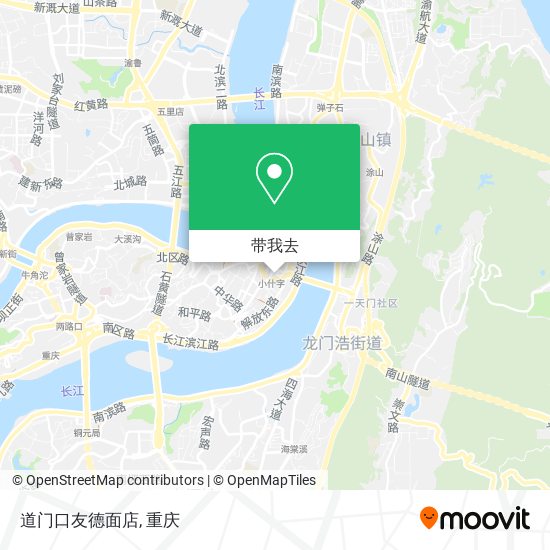 道门口友德面店地图
