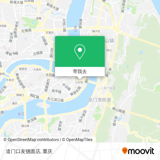 道门口友德面店地图