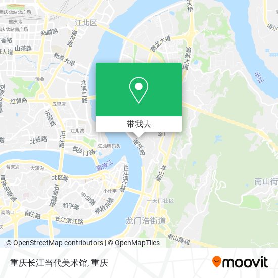 重庆长江当代美术馆地图