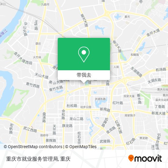 重庆市就业服务管理局地图