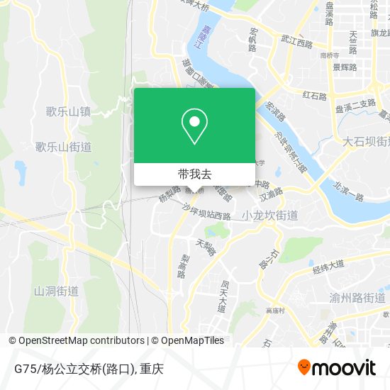 G75/杨公立交桥(路口)地图