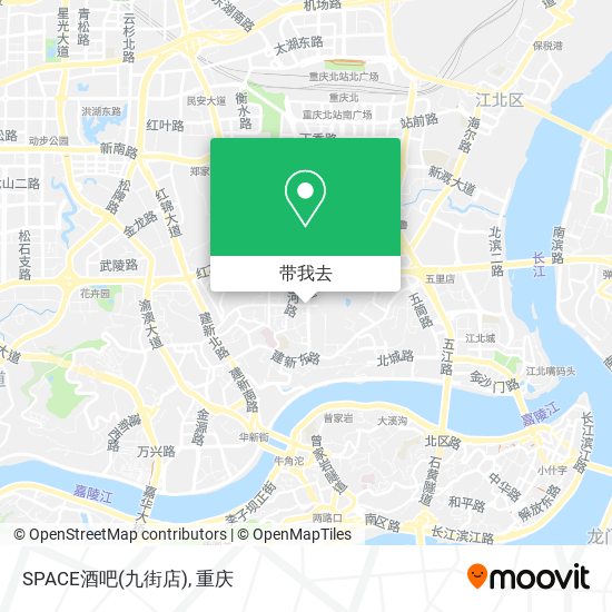 SPACE酒吧(九街店)地图