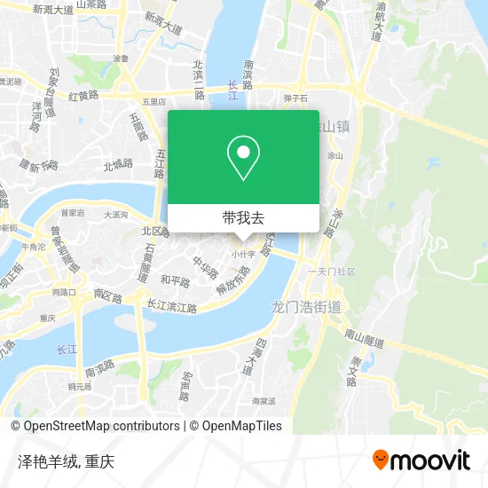 泽艳羊绒地图