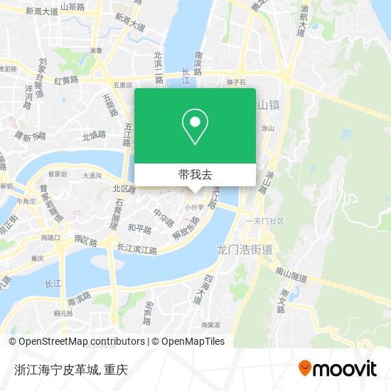 浙江海宁皮革城地图