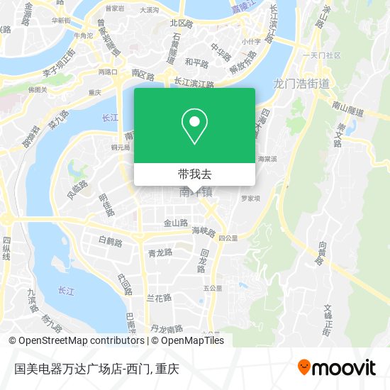 国美电器万达广场店-西门地图