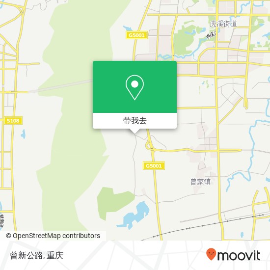 曾新公路地图