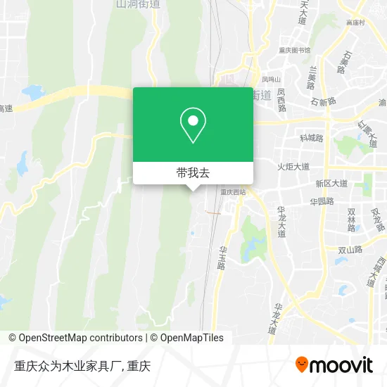重庆众为木业家具厂地图