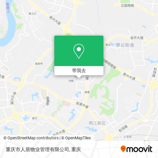 重庆市人居物业管理有限公司地图