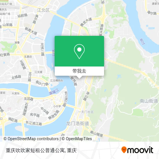 重庆吹吹家短租公普通公寓地图