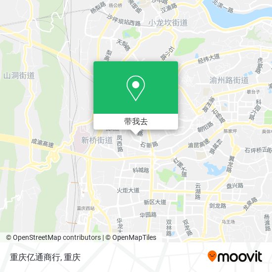 重庆亿通商行地图