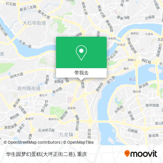 华生园梦幻蛋糕(大坪正街二巷)地图