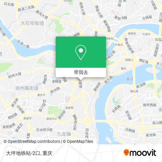 大坪地铁站-2口地图