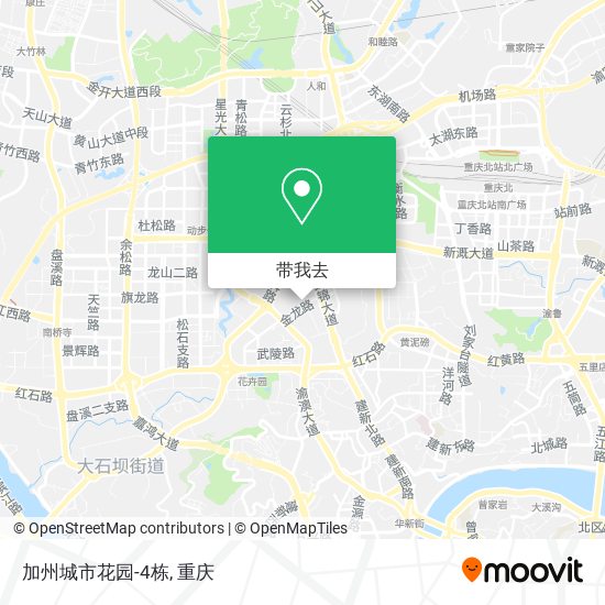 加州城市花园-4栋地图