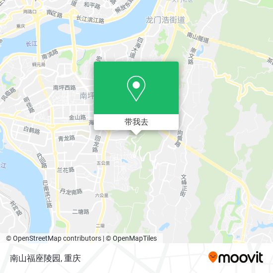 南山福座陵园地图