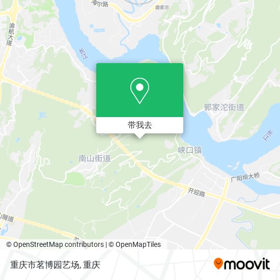 重庆市茗博园艺场地图