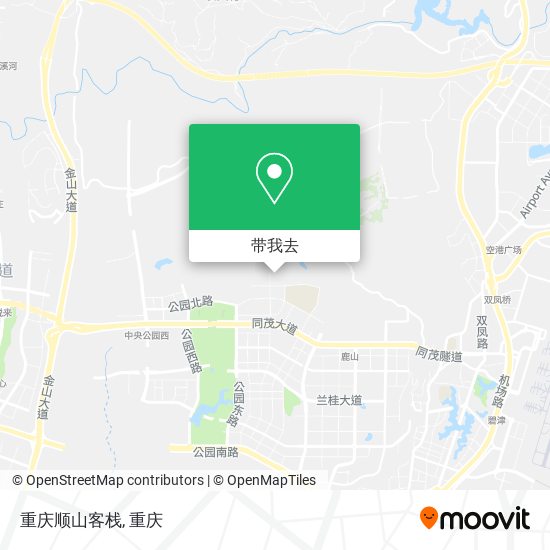 重庆顺山客栈地图
