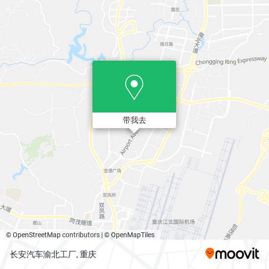 长安汽车渝北工厂地图