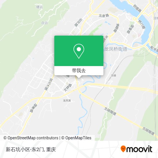 新石坑小区-东2门地图