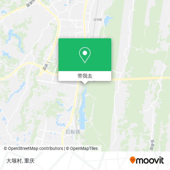 大堰村地图
