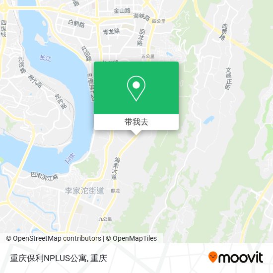 重庆保利NPLUS公寓地图