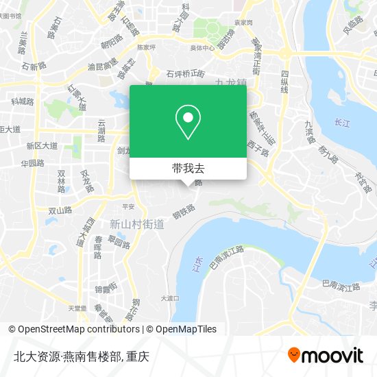 北大资源·燕南售楼部地图