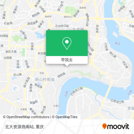 北大资源燕南站地图