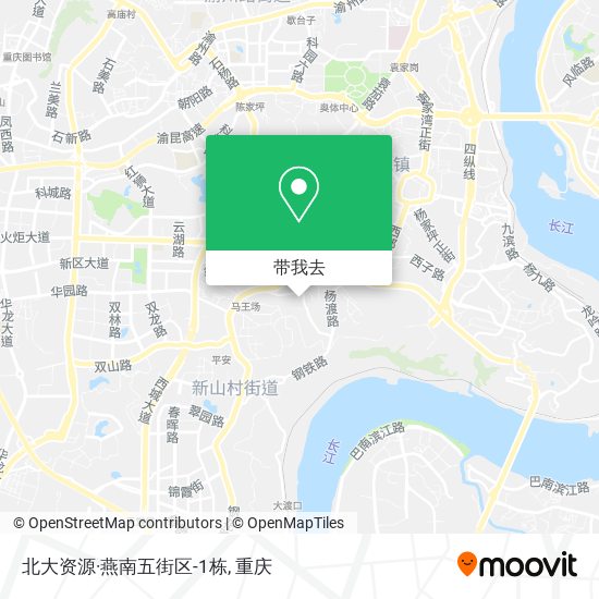 北大资源·燕南五街区-1栋地图