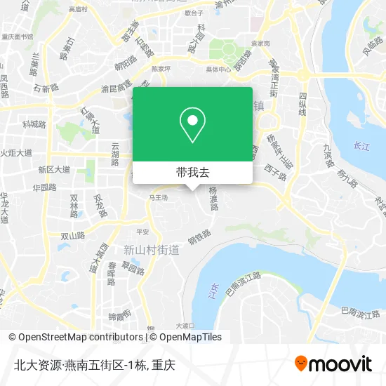 北大资源·燕南五街区-1栋地图