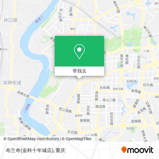 布兰奇(金科十年城店)地图