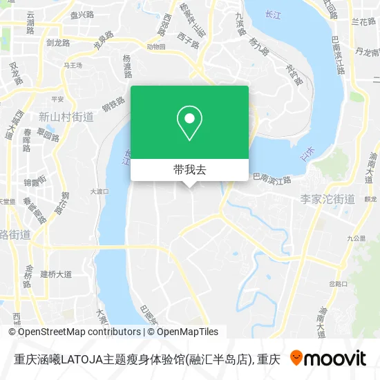 重庆涵曦LATOJA主题瘦身体验馆(融汇半岛店)地图