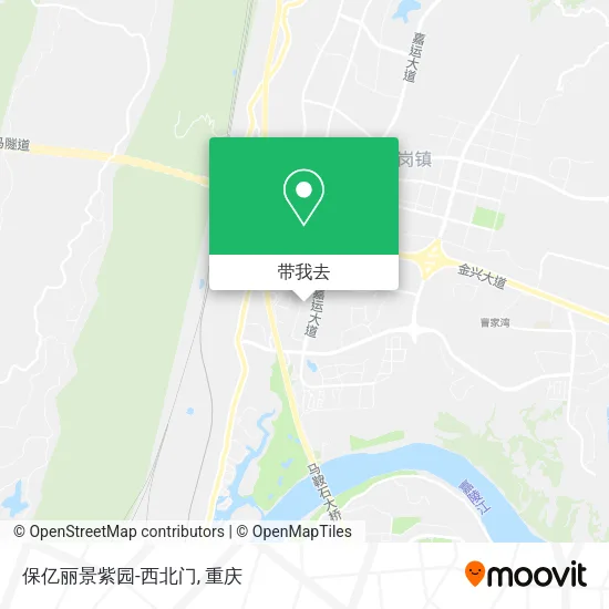 保亿丽景紫园-西北门地图