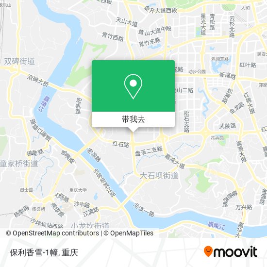 保利香雪-1幢地图