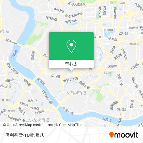 保利香雪-16幢地图