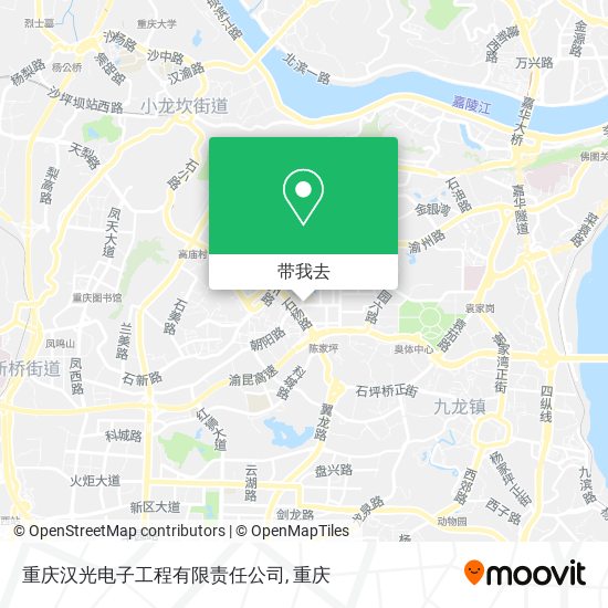 重庆汉光电子工程有限责任公司地图