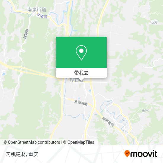 习帆建材地图