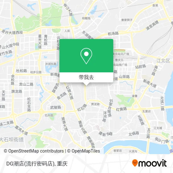 DG潮店(流行密码店)地图