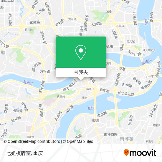 七姐棋牌室地图