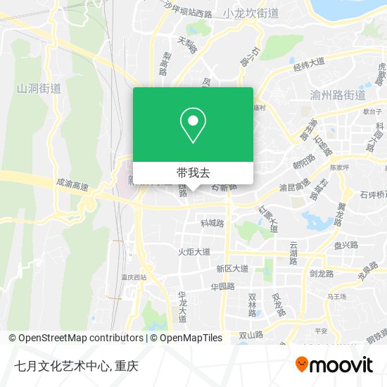 七月文化艺术中心地图