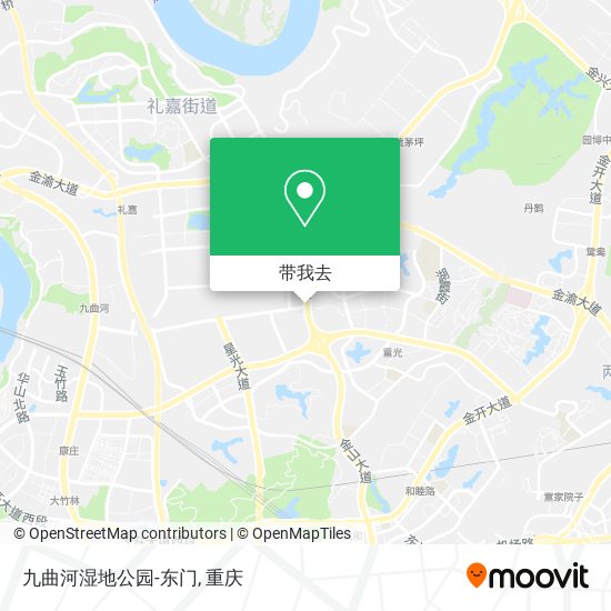 九曲河湿地公园-东门地图