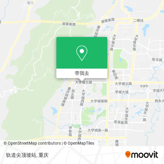 轨道尖顶坡站地图